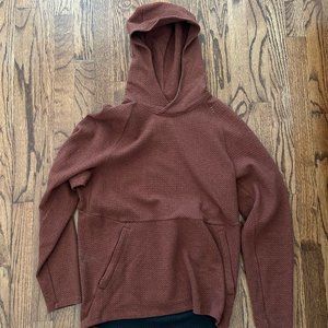 Lululemon At Ease Hoodie in Aztec Brick - Red/Orange (size small)